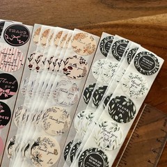 300pcs Cute Thank You Stickers 1 inch Small Business Decorate Envelopes Sealing