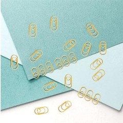 Small Gold Paper Clips: Love Heart Shaped Paperclips 200 Pcs Mini Metal Cute