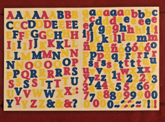 Creative Memories MINI ABC/123 Stickers JEWEL, PASTEL or BRIGHT Multi Colors