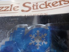 Vintage Hallmark Razzle Dazzle Holiday Christmas Foil Stickers