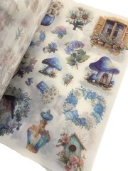 6.5″ x 9″ Scrapbook & Paper Crafting Stickers – 2 Bks- 24 Pgs/Book