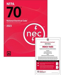 NEC 70 2023 | NFPA 70 2023 National Electrical Code with INDEX TABS 2023
