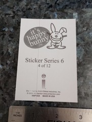 Happy Bunny Sticker Jim Benton Cute Funny Humor Vending Machine Sticker