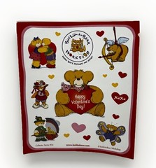 VTG HTF Build-A-Bear Stickers Booklet Valentine’s Day Collector’s Series #34