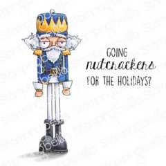 New Stamping Bella Rubber Stamp ODDBALL CHRISTMAS NUTCRACKER WINTER free USA shp