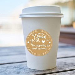 Thank You for Supporting Our Small Business Sticker Labels