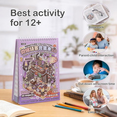 3D Sticker for Adults Kids Cute Miniature Scene Stickers Room Stress-Relieving
