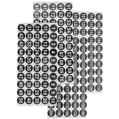 4 Sheets Small Numbers Stickers Shipping Supplies Vinyl 1-20 Cutouts