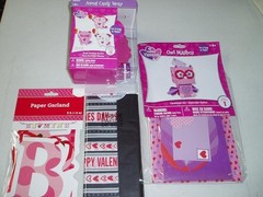 Valentines Craft Lot Darice Foamies Candy Wrap Mailbox Tissue Garland