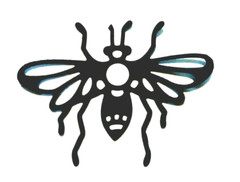 MECHANICAL INSECTS, BUGS «STEAMPUNK» SILHOUETTE DIE CUT/ CUTS (ALL DIFFERENT)