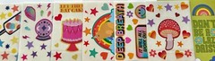Retro Sticker lot set of 199+ Stickers / Mxd Themes