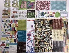 Scrapbooking Planning Embellishment Lot Of 125+ Stickers & More! (Z5) *READ*