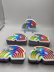 Custom Holographic Vinyl Stickers / Die Cut Stickers / Logo Stickers