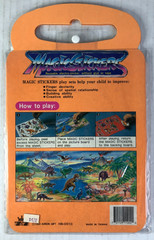 Vintage Magic Stickers Dinosaurs With Picture Board 1990 Adron Gift Reusable