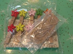 Scrapbooking Wood Mini Clothespins Photo String 30 Pins Leaves Snowflakes Clips