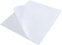 Versatile 8.5×11 Full Sheet Matte Sticker Paper – 100 Labels for Crafting
