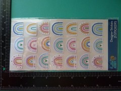 Pastel Colored RAINBOWS (21) pcs Sealed Pack Hello Hobby