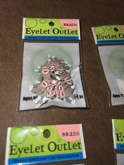 Eyelet Outlet Brads Lot of Girls Baby NEW 6 packs Card Making Scrapbooking