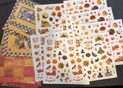 Huge Scrapbooking Craft Bulk Lot Stickers, Paper, Transfers & More