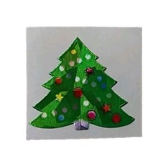 Green Christmas Tree Sticker