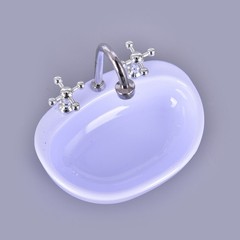 Magnetics Paper Clip Dispenser Sink Design Dollhouse Decor for DIY Lover