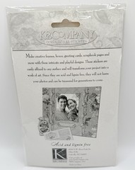 K&Co Isabella Frames & Tags Stickers Scrapbook Adhesions Floral