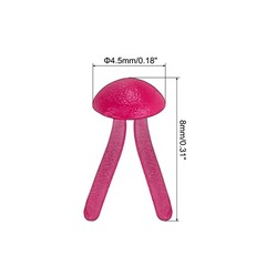 Brads for Paper Crafts, 150 Pcs Rose Metal Round Paper Fasteners, 8 mm