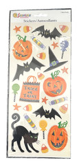 RARE 2008 Sandylion Large Sheet Package of 27 Glitter HALLOWEEN Stickers ~ NIP