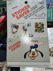Disney’s SPORT GOOFY Sticker Saver Sticker Album & Stickers VTG. 1984 NEW SEALED