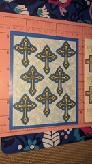 Vintage Religious Stickers Crosses Amscan Lot Of 2 Sheets