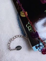 Sanrio Hello Kitty Charm Necklace 2013 Rainbow Chain