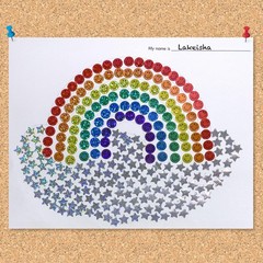 Colorful Sparkle Smiles Stickers Value Pack (1300 Stickers)