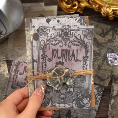 Bloody Shadow 30-Sheet Paper Pack Horror Gothic Scrapbook Junk Journal Crafts
