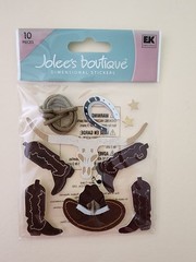 Retired Jolee’s Boutique Embellishments – Wild West Cowboy – SPJB035