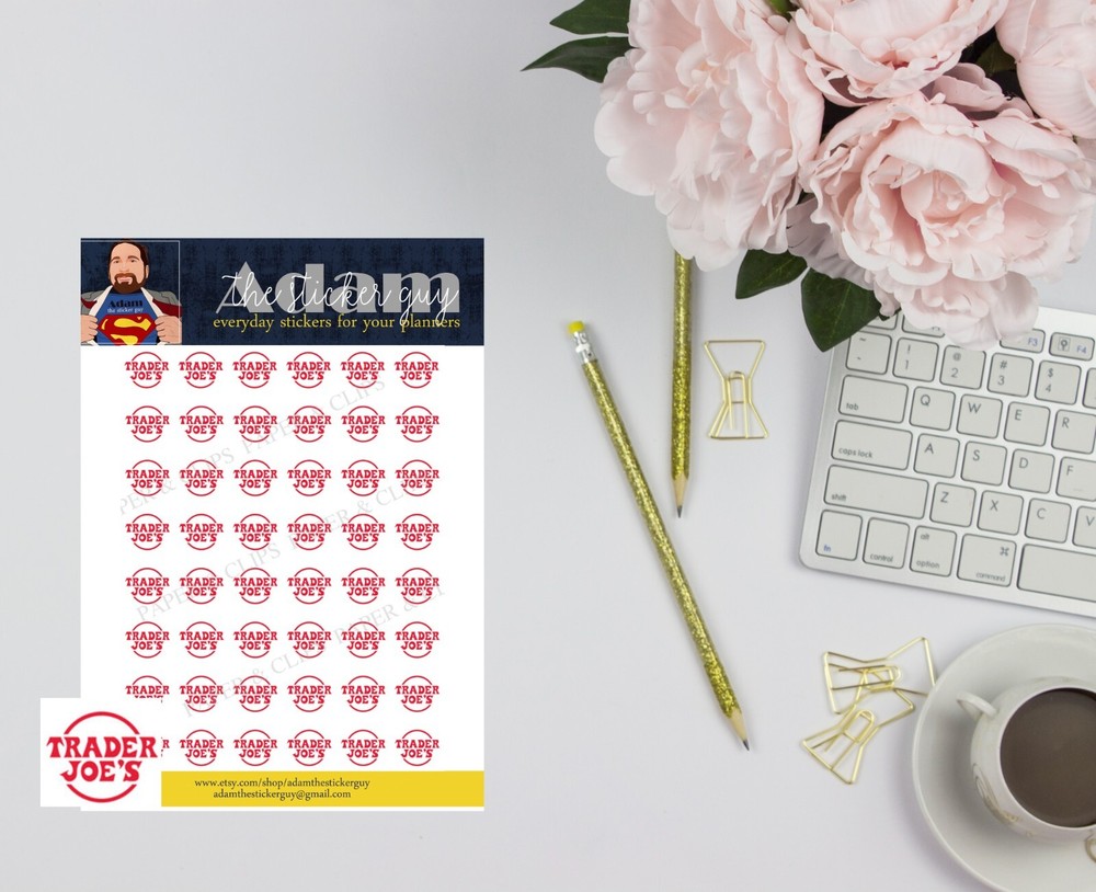 Trader Joe’s Retail Reminder Planner Stickers