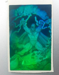 VTG Polaroid 3-D 90’s Holograms Prototypes – MAGNETO – Marvel Superhero 3.5×2.5″