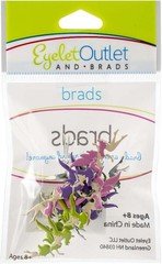 Eyelet Outlet Shape Brads 12/Pkg Fairy