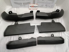 Mud Flap Delete Fit for Chevy Silverado 2500/3500 2020-2025,ABS No-Drill Mud …