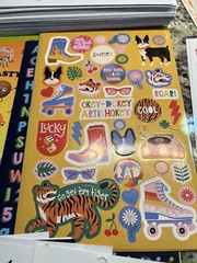 Huge lot of Asst scrapbook & Happy Planner Stickers, hundreds of pages see pics!