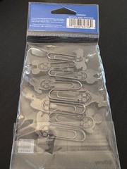 Disney Mickey & Friends (8) Pewter Paper Clips Planner Donald Goofy Pluto NIP