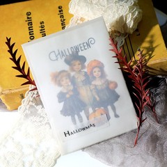 50 pcs Halloween Translucent Vellum Matte Surface Paper Sticker Scrapbook