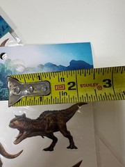 JURASSIC WORLD JURASSIC PARK Realistic Dino Sticker 4 Pack buy more and save $$