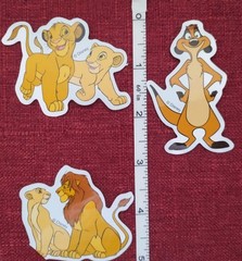 50pc. LION KING WATERPROOF STICKERS