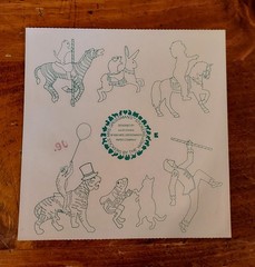 Mrs. Grossman Vintage Sticker Sheet ~ Julie Cohen Carousel Animals (1990). 6×6