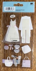 RARE Jolees Flower Girl Pillow Ring Bearer Boy Wedding Gloves Tux Dress Stickers