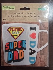 Lot of 8 Crafter’s Square Ceramic Sticker Packs – DIY Craft Supplies NEW