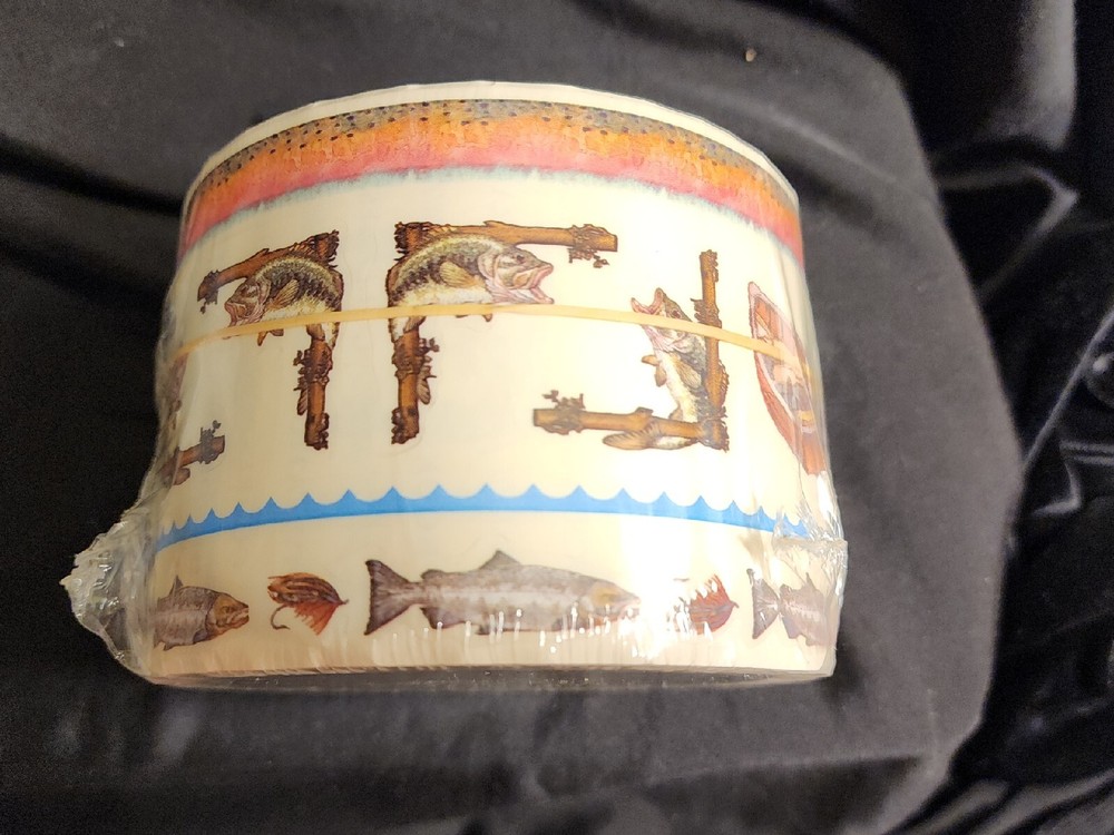 Stickers PSX Design SEALED ROLL Of Sheets Vintage RARE Fly Fishing & Borders NEW