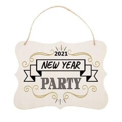 JANOU 3pcs Unfinished Wood Sign Blank Hanging Wooden Plaque DIY Craft Project…