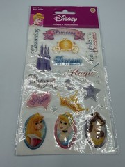 EK Success Disney Memories Princess Stickers & Embellishments – Lot of 6