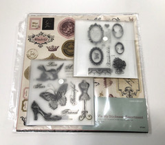 MY REFLECTIONS LA BELLE VIE Close to My Heart Paper Pack & Stickers 2 Stamp Sets